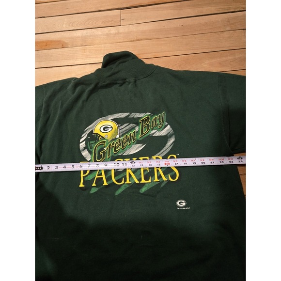 VTG 90s GREEN BAY PACKERS CLIFF ENGLE 1996 SPELL OUT SWEATSHIRT CREWNECK SIZE XL - Picture 5 of 9
